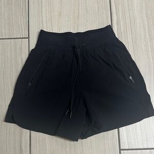 lululemon athletica Black Women's Athletic Zip-Pocket Shorts